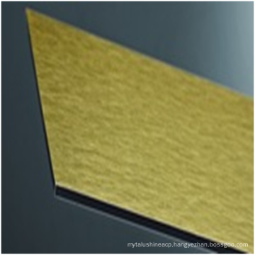 3/4mm Brushed coated/faced acp/acm board building construction Material with good price